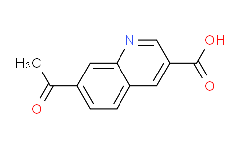 CAS No. 1956328-33-8, 7-Acetylquinoline-3-carboxylic acid