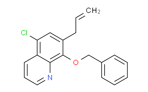 CAS No. 1009842-68-5, 7-Allyl-8-(benzyloxy)-5-chloroquinoline