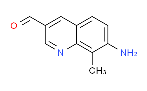 CAS No. 521074-55-5, 7-Amino-8-methylquinoline-3-carbaldehyde