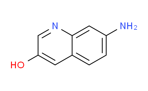 CAS No. 1261810-14-3, 7-Aminoquinolin-3-ol