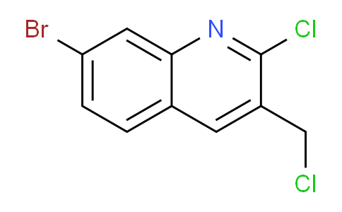 CAS No. 948291-25-6, 7-Bromo-2-chloro-3-(chloromethyl)quinoline