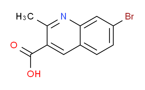 CAS No. 610277-19-5, 7-Bromo-2-methylquinoline-3-carboxylic acid