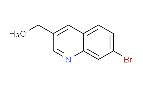 CAS No. 695185-62-7, 7-Bromo-3-ethylquinoline