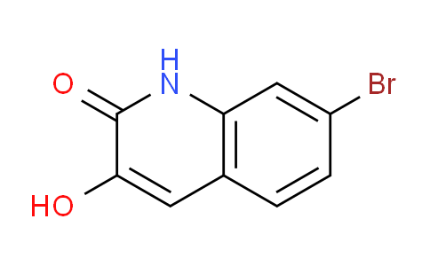 CAS No. 1379345-53-5, 7-Bromo-3-hydroxyquinolin-2(1H)-one