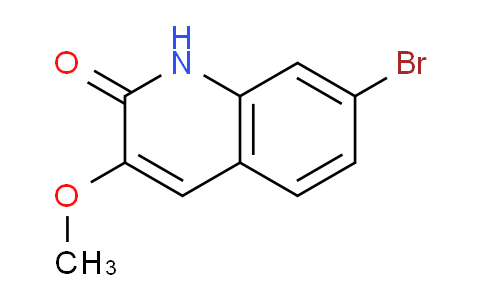 CAS No. 1434103-23-7, 7-Bromo-3-methoxyquinolin-2(1H)-one
