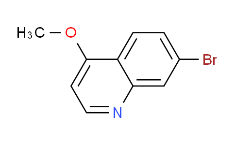 CAS No. 1065092-89-8, 7-Bromo-4-methoxyquinoline