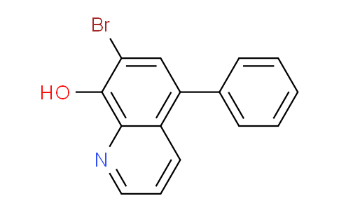 CAS No. 648896-53-1, 7-Bromo-5-phenylquinolin-8-ol
