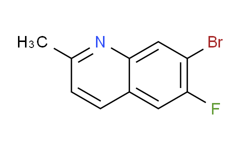 CAS No. 1412257-51-2, 7-Bromo-6-fluoro-2-methylquinoline