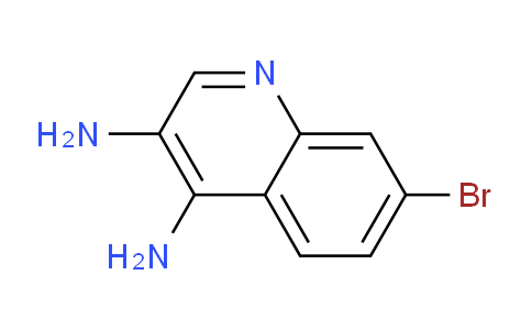 CAS No. 1232149-37-9, 7-Bromoquinoline-3,4-diamine
