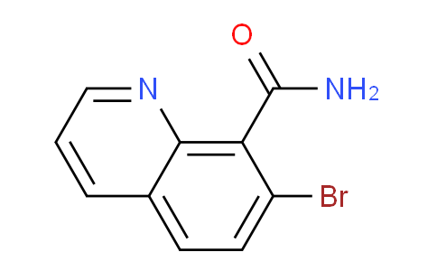 CAS No. 1823954-00-2, 7-Bromoquinoline-8-carboxamide