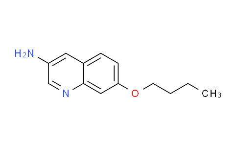 CAS No. 1365939-57-6, 7-Butoxyquinolin-3-amine