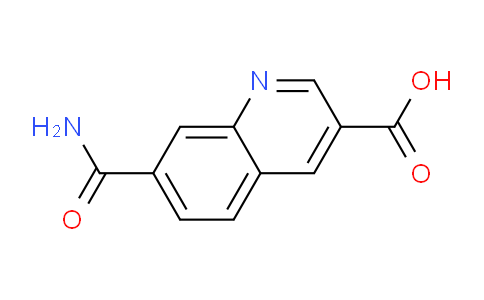CAS No. 1956384-84-1, 7-Carbamoylquinoline-3-carboxylic acid