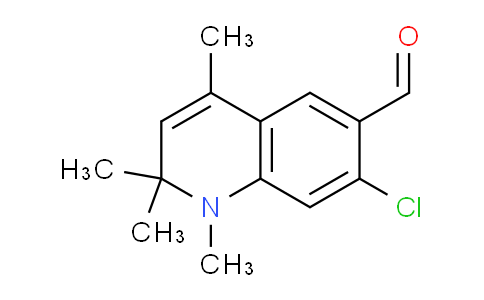 CAS No. 1242818-39-8, 7-Chloro-1,2,2,4-tetramethyl-1,2-dihydroquinoline-6-carbaldehyde