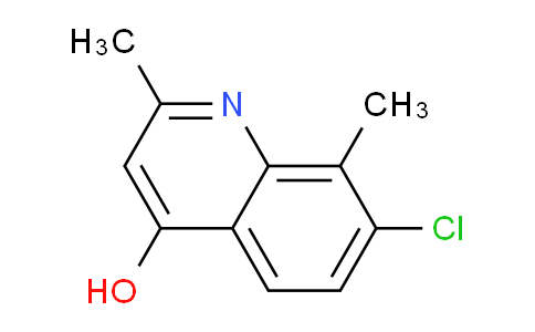 CAS No. 21629-48-1, 7-Chloro-2,8-dimethylquinolin-4-ol