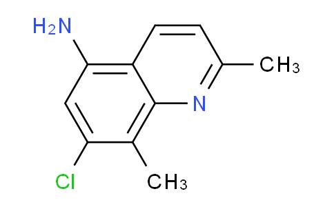 CAS No. 1355223-80-1, 7-Chloro-2,8-dimethylquinolin-5-amine