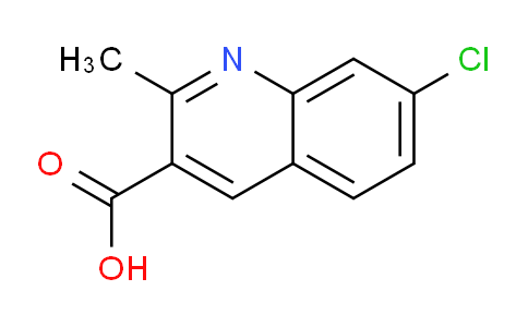 CAS No. 171270-39-6, 7-Chloro-2-methylquinoline-3-carboxylic acid