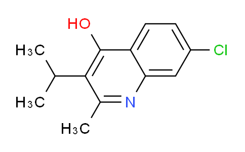 CAS No. 1707392-93-5, 7-Chloro-3-isopropyl-2-methylquinolin-4-ol