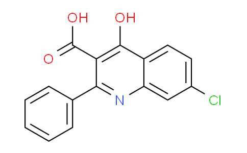 CAS No. 500301-58-6, 7-Chloro-4-hydroxy-2-phenylquinoline-3-carboxylic acid