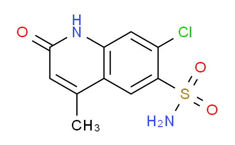 CAS No. 1222859-24-6, 7-Chloro-4-methyl-2-oxo-1,2-dihydroquinoline-6-sulfonamide