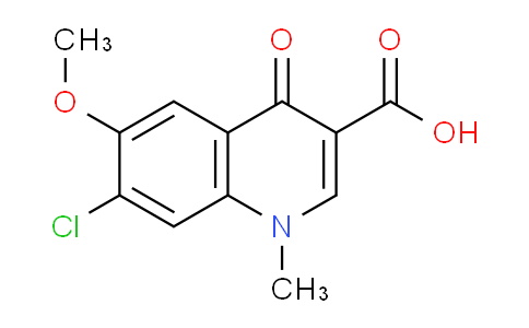 CAS No. 1315373-27-3, 7-Chloro-6-methoxy-1-methyl-4-oxo-1,4-dihydroquinoline-3-carboxylic acid