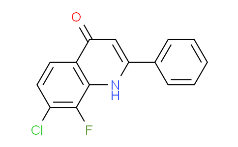 CAS No. 867165-00-2, 7-Chloro-8-fluoro-2-phenylquinolin-4(1H)-one