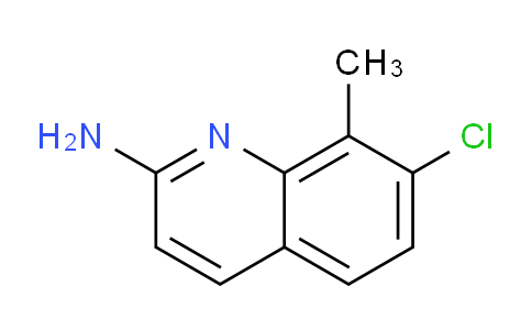 CAS No. 1339747-91-9, 7-Chloro-8-methylquinolin-2-amine