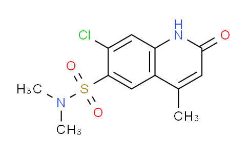 CAS No. 1222859-26-8, 7-Chloro-N,N,4-trimethyl-2-oxo-1,2-dihydroquinoline-6-sulfonamide