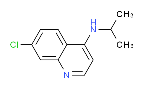 CAS No. 1036623-49-0, 7-Chloro-N-isopropylquinolin-4-amine