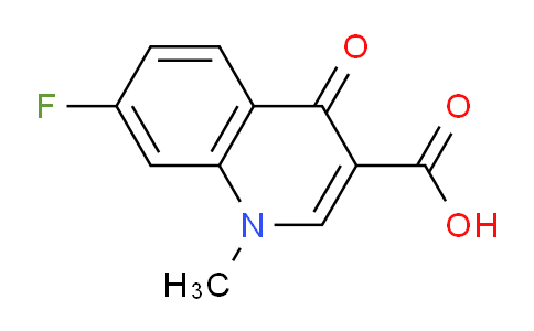 CAS No. 1266727-21-2, 7-Fluoro-1-methyl-4-oxo-1,4-dihydroquinoline-3-carboxylic acid