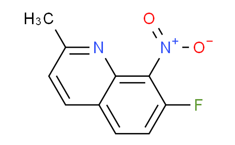 CAS No. 1420789-76-9, 7-Fluoro-2-methyl-8-nitroquinoline