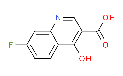 CAS No. 63463-20-7, 7-Fluoro-4-hydroxyquinoline-3-carboxylic acid