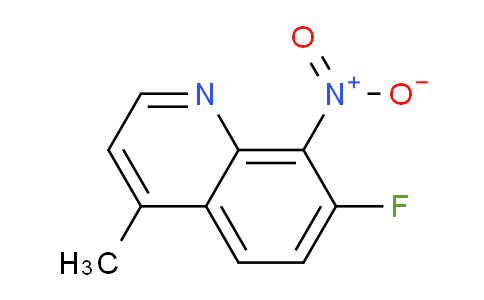 CAS No. 1420794-47-3, 7-Fluoro-4-methyl-8-nitroquinoline