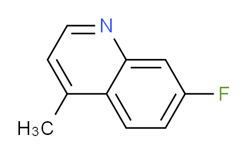CAS No. 144147-01-3, 7-Fluoro-4-methylquinoline