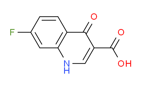 CAS No. 183057-56-9, 7-Fluoro-4-oxo-1,4-dihydroquinoline-3-carboxylic acid