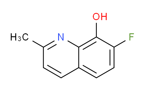 CAS No. 37026-22-5, 7-Fluoro-8-hydroxy-2-methylquinoline