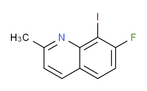 CAS No. 1420789-77-0, 7-Fluoro-8-iodo-2-methylquinoline