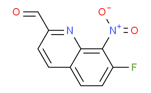 CAS No. 1420799-84-3, 7-Fluoro-8-nitroquinoline-2-carbaldehyde
