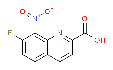 CAS No. 1420793-74-3, 7-Fluoro-8-nitroquinoline-2-carboxylic acid