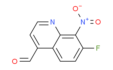 CAS No. 1420793-90-3, 7-Fluoro-8-nitroquinoline-4-carbaldehyde