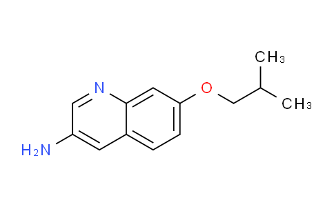 CAS No. 1365940-96-0, 7-Isobutoxyquinolin-3-amine