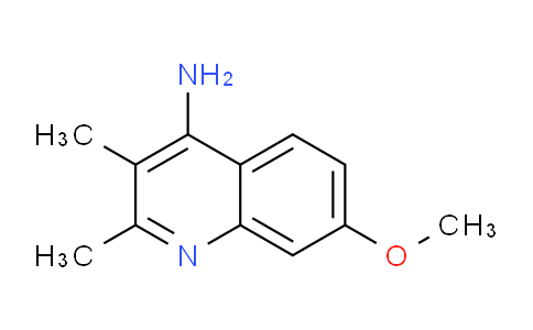CAS No. 1708429-03-1, 7-Methoxy-2,3-dimethylquinolin-4-amine