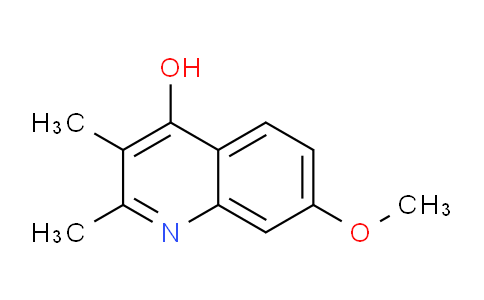 CAS No. 1207-68-7, 7-Methoxy-2,3-dimethylquinolin-4-ol