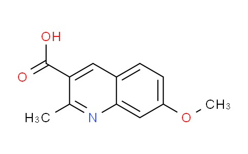 CAS No. 470702-34-2, 7-Methoxy-2-methylquinoline-3-carboxylic acid