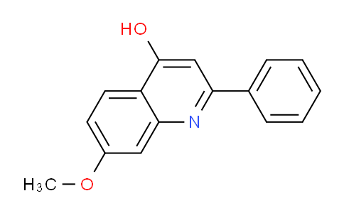 CAS No. 189816-04-4, 7-Methoxy-2-phenylquinolin-4-ol