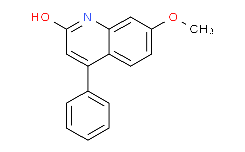 CAS No. 30034-43-6, 7-Methoxy-4-phenylquinolin-2-ol