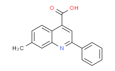 CAS No. 181048-54-4, 7-Methyl-2-phenylquinoline-4-carboxylic acid
