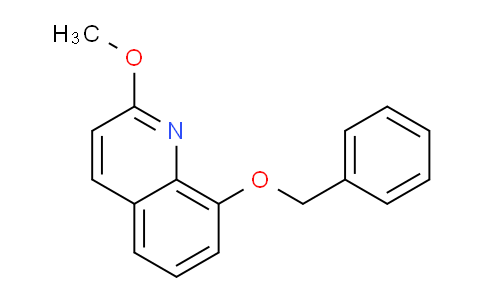 CAS No. 642477-85-8, 8-(Benzyloxy)-2-methoxyquinoline