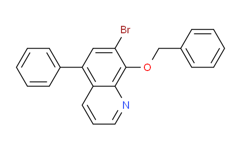 CAS No. 1956355-51-3, 8-(Benzyloxy)-7-bromo-5-phenylquinoline