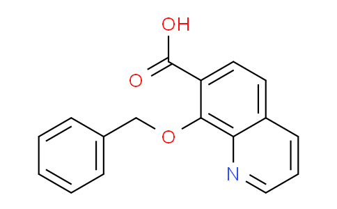CAS No. 630414-70-9, 8-(Benzyloxy)quinoline-7-carboxylic acid
