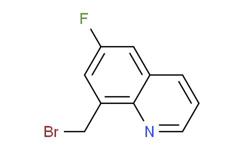 CAS No. 926262-79-5, 8-(Bromomethyl)-6-fluoroquinoline